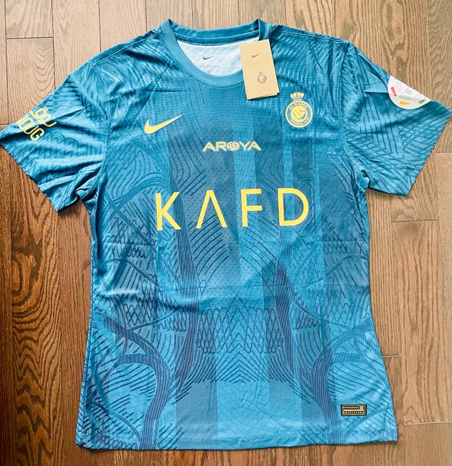 AL Nassr Ronaldo Soccer away Jersey - photo 3