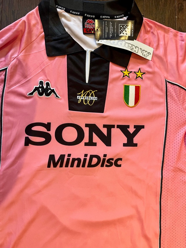Juventus Del Piero Retro 1997/98 Soccer Away Jersey - photo 5