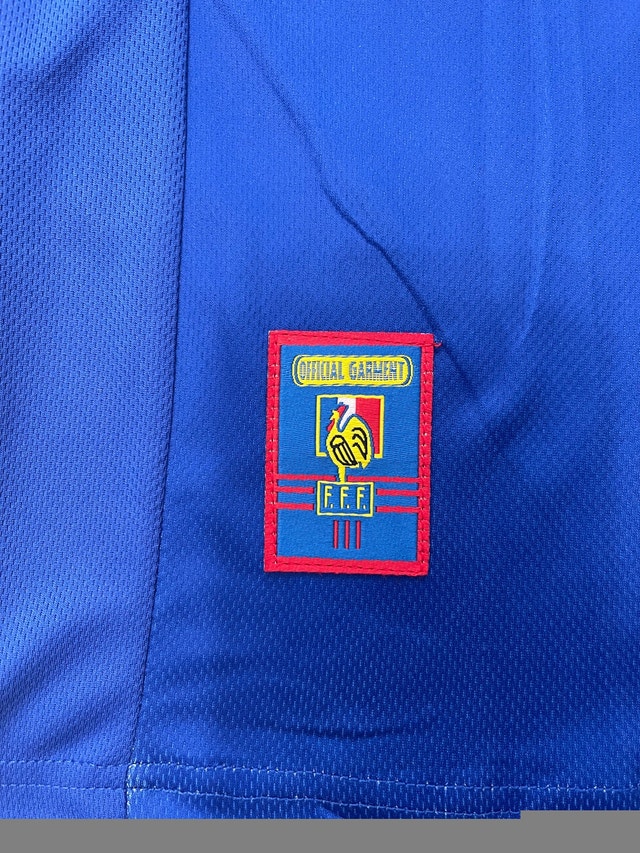 France Zidane 98 World Cup Retro Soccer Jersey - photo 5