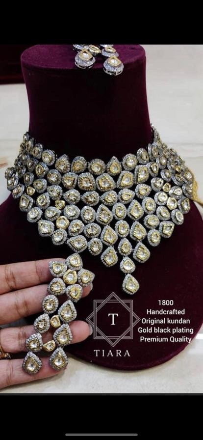 Indian Kundan & Semi-Precious Stone Set