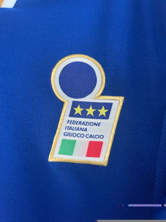 Italy Retro 1996 Maldini Soccer Home Jersey - photo 4