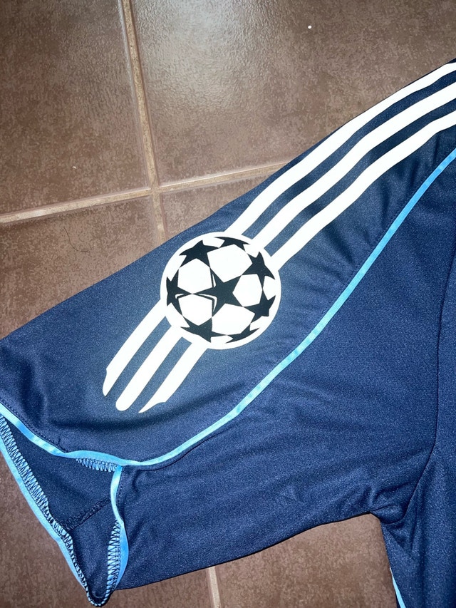 Real Madrid Zidane Retro 2005/06 Soccer Away Jersey - photo 3