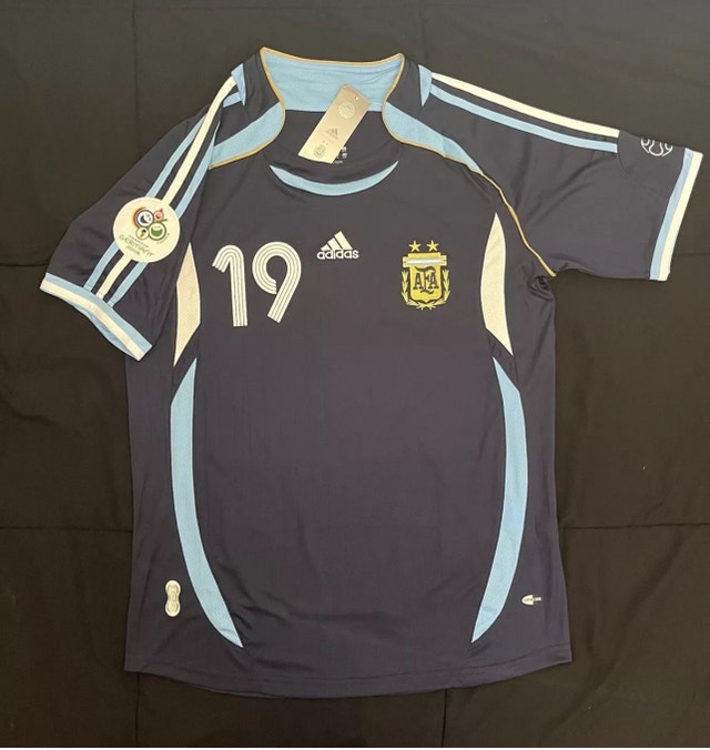 Argentina Messi 2006 Soccer Retro Jersey