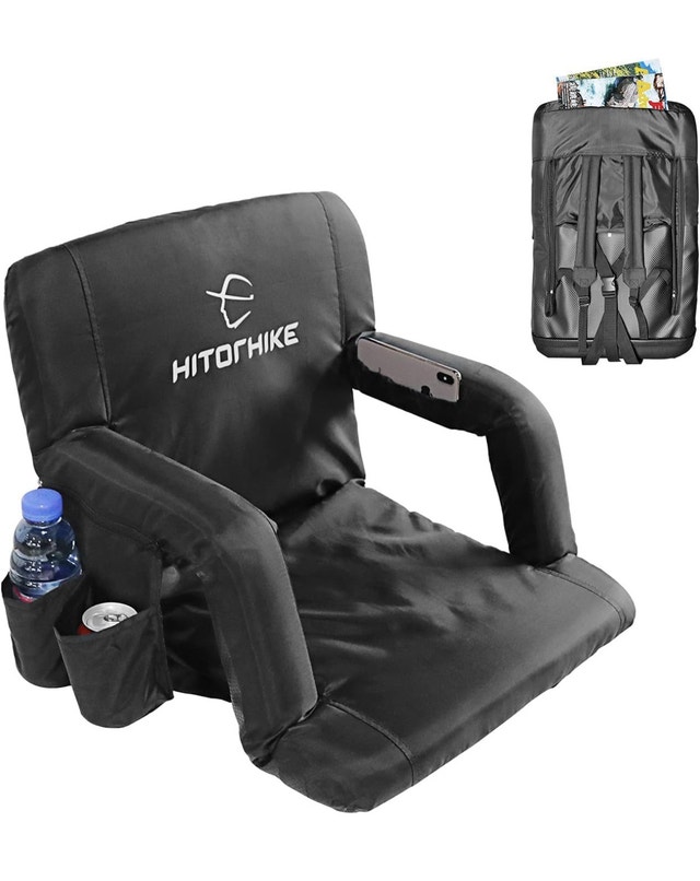 Stadium Seat for Benches Reclining Portable Foldable 2p