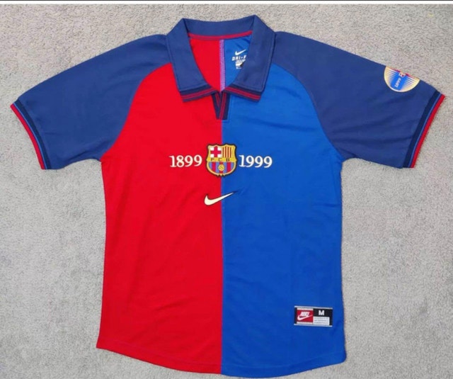Barcelona 1999/00 Retro Rivaldo Soccer Jersey