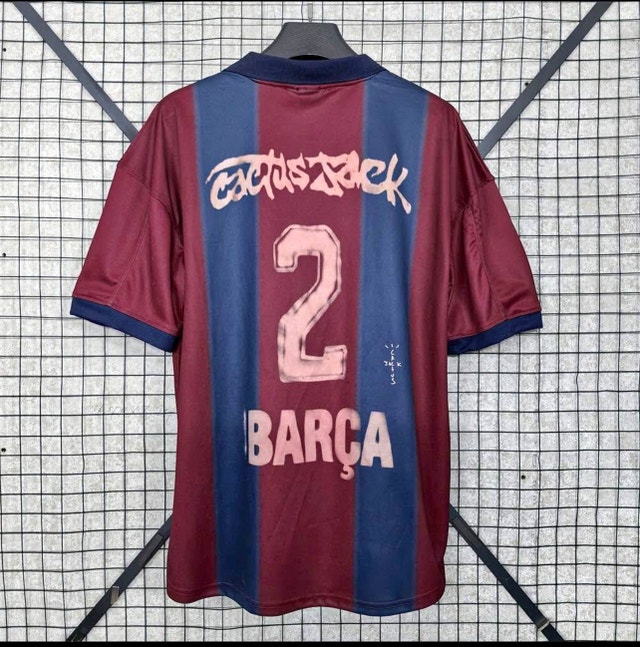 Barcelona Cactus Jack Travis Scott Soccer Jersey