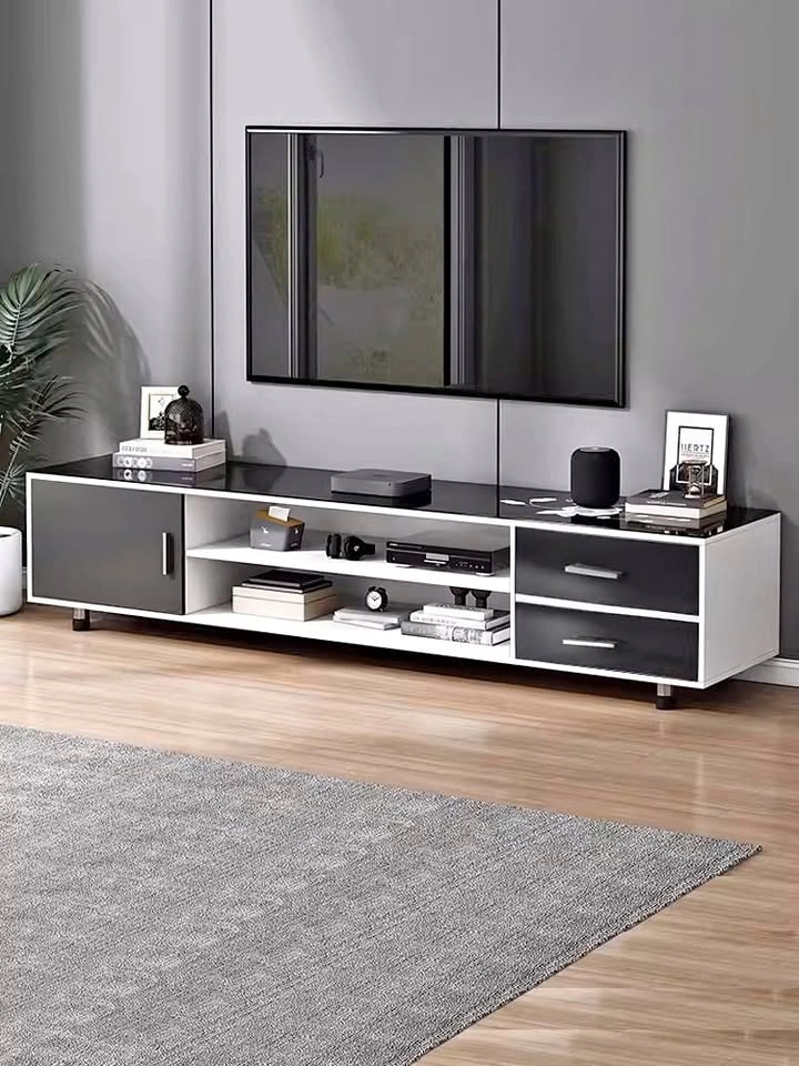 TV Stand - Wood & Glass - Modern Design