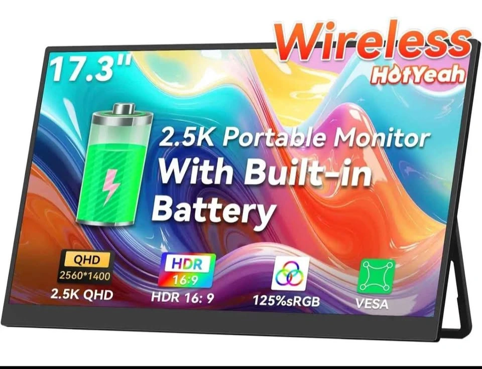 💻 Moniteur Portable Sans Fil 17.3" 2.5K 🚚 Ship dispo ✨ - photo 2