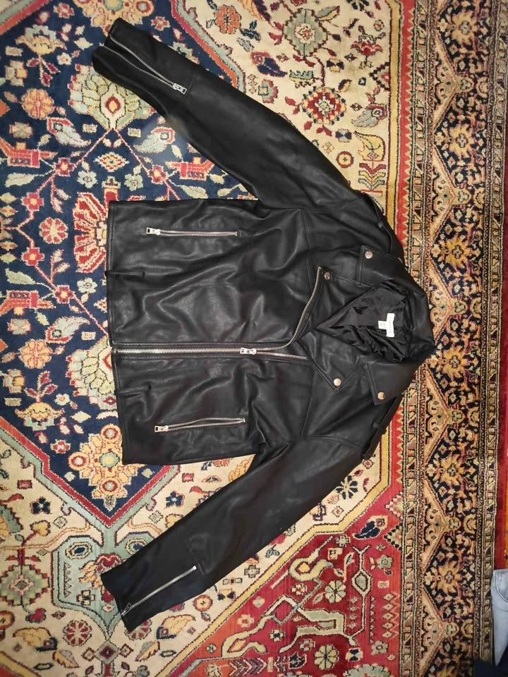 Topshop Black Faux Leather Moto Jacket - photo 2