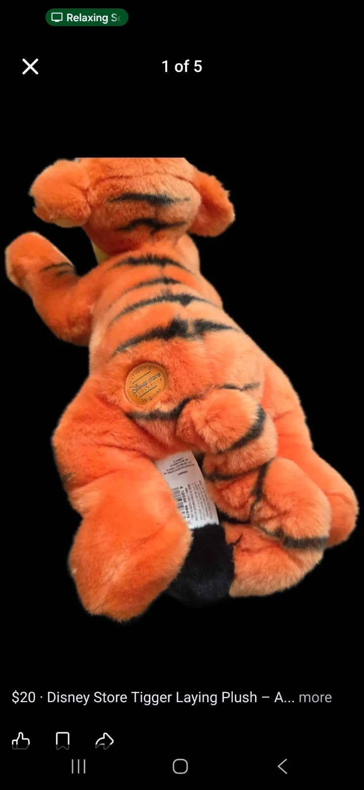 Disney Store Tigger Plush - photo 5