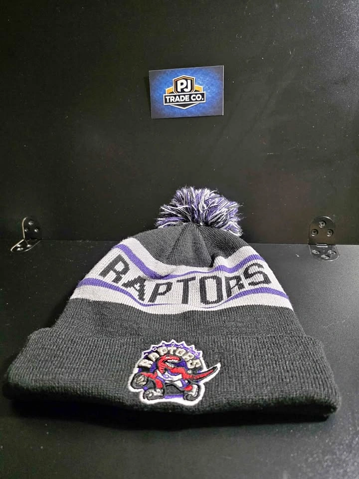 Toronto Raptors Pom Pom Beanie (Black/Purple) $20
