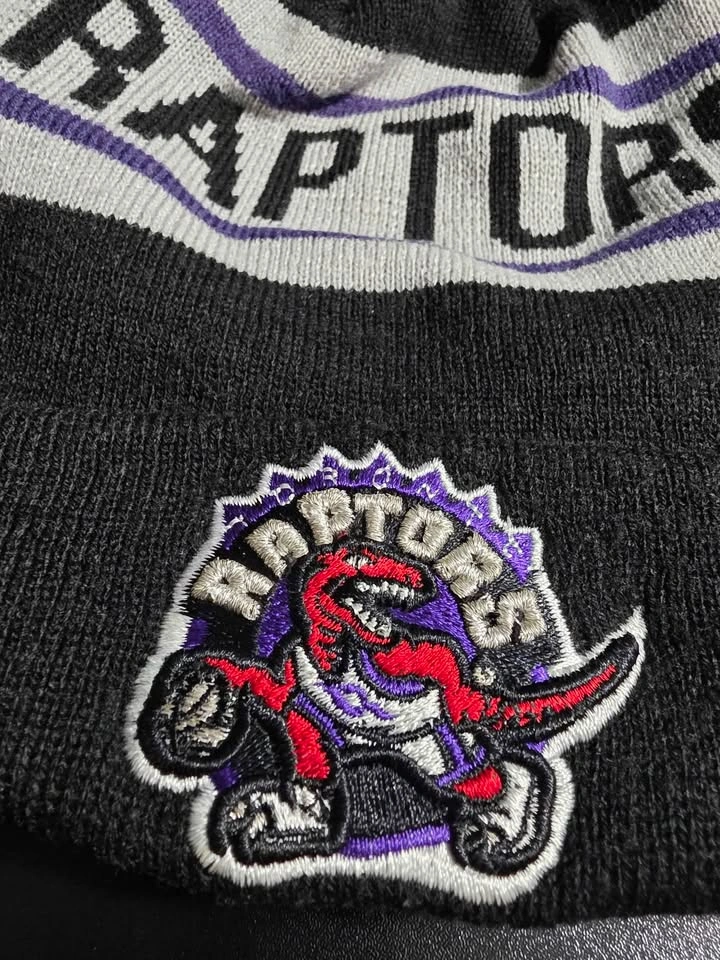 Toronto Raptors Pom Pom Beanie (Black/Purple) $20 - photo 2
