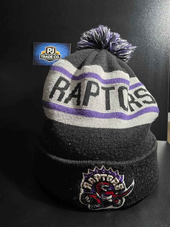 Toronto Raptors Pom Pom Beanie (Black/Purple) $20 - photo 3