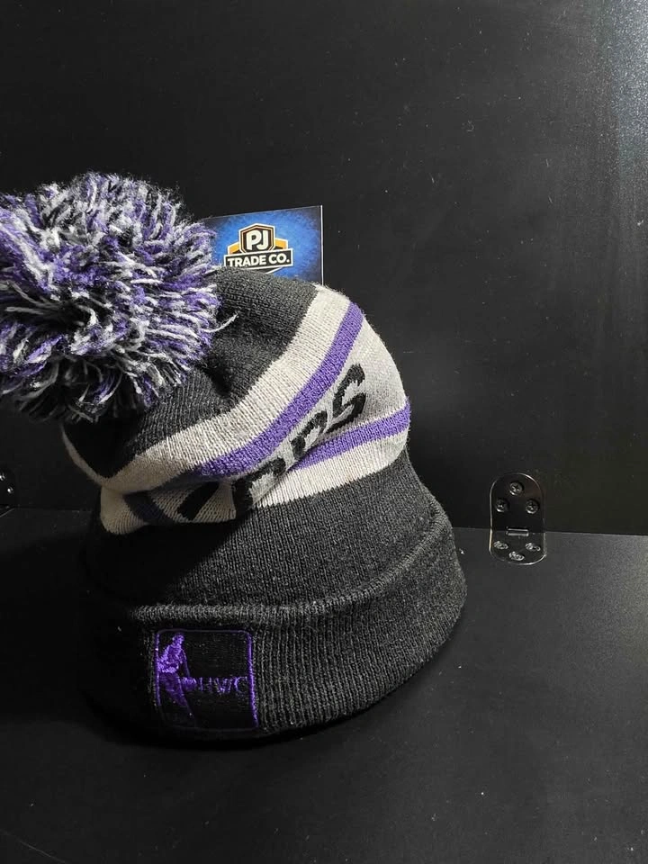 Toronto Raptors Pom Pom Beanie (Black/Purple) $20 - photo 4