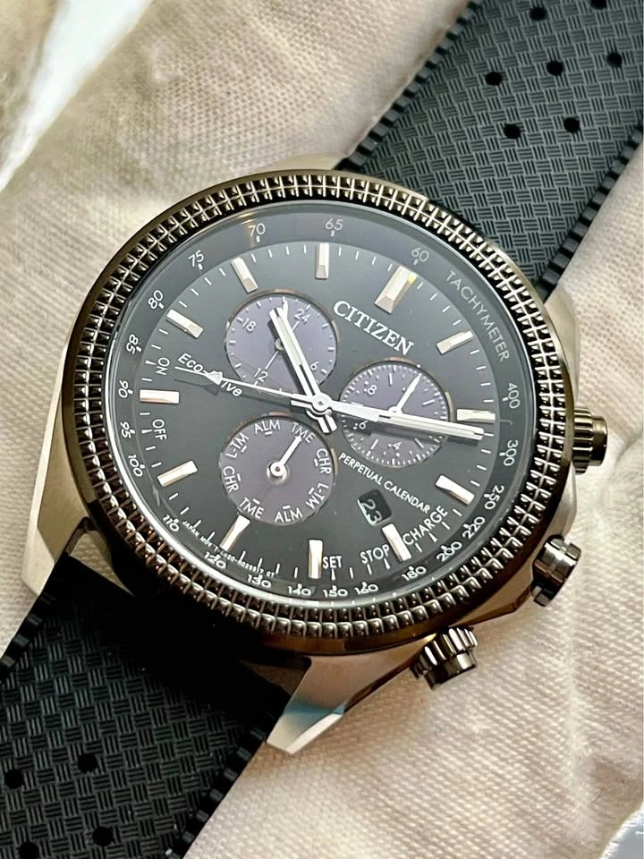 Citizen Eco Drive Perpetual Calendar Alarm Chronograph Men's Wat
