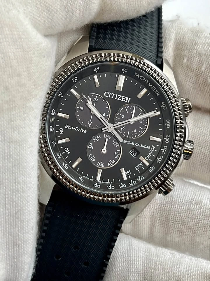 Citizen Eco Drive Perpetual Calendar Alarm Chronograph Men's Wat - photo 3