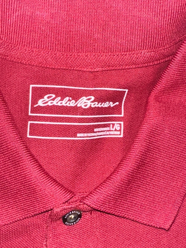 Eddie Bauer Men's Short Sleeve Polo Shirt - Large - photo 5