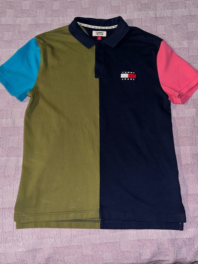 Tommy Jeans Color Block Bange Polo Shirt - photo 2