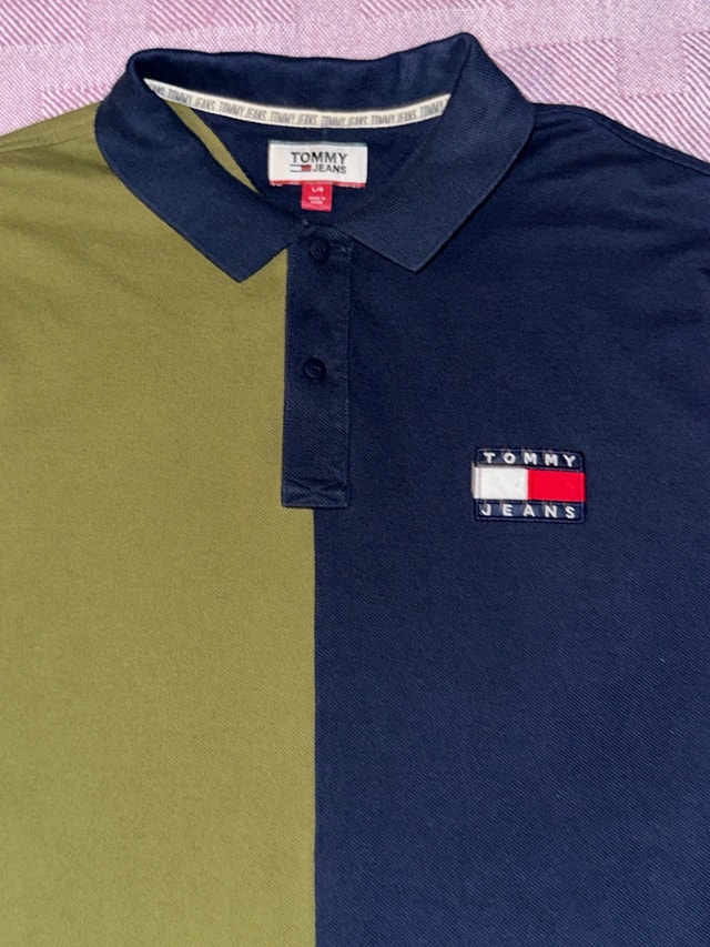 Tommy Jeans Color Block Bange Polo Shirt - photo 3