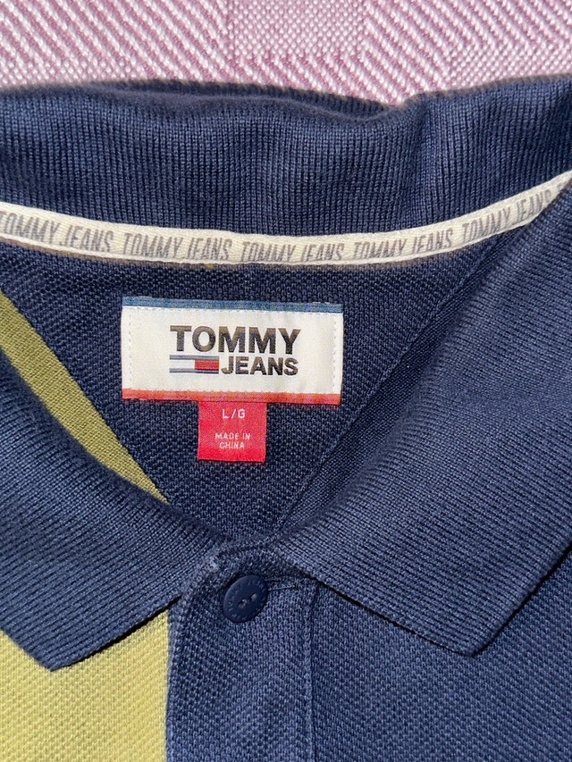 Tommy Jeans Color Block Bange Polo Shirt - photo 5