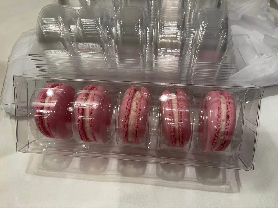 Macaron Box Clear With Insert for 5 Macarons - 24 Boxes - photo 5