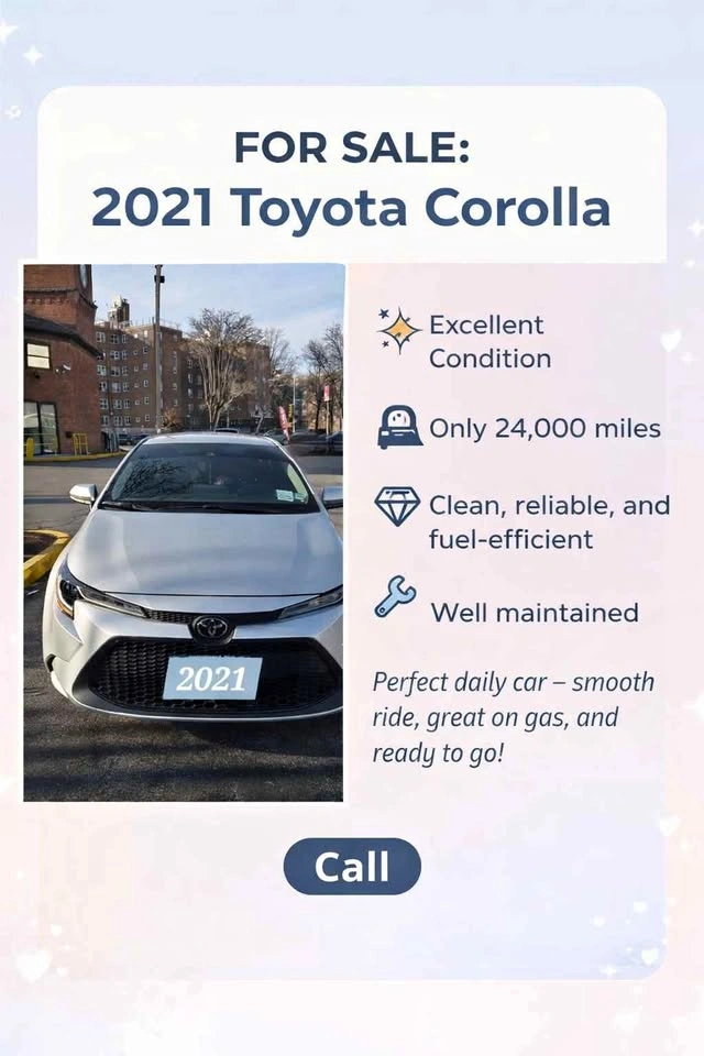 2021 Toyota Corolla LE Sedan 4D