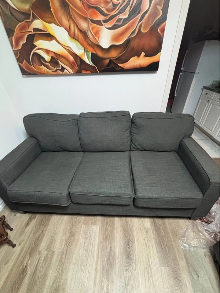 Like New The Brick Sofa couch 3 seater - photo 2