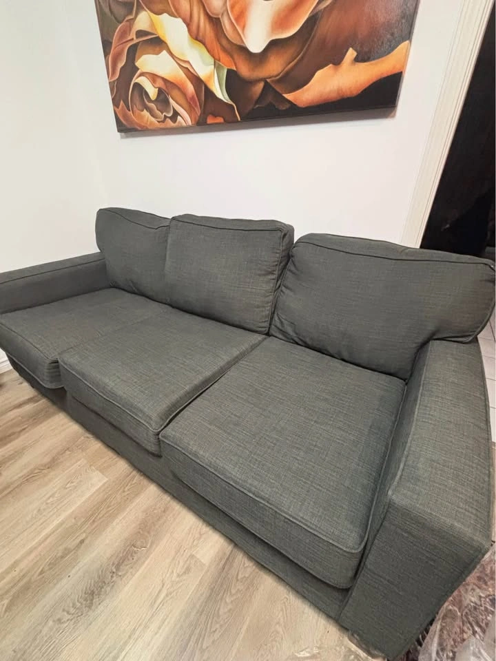 Like New The Brick Sofa couch 3 seater - photo 3