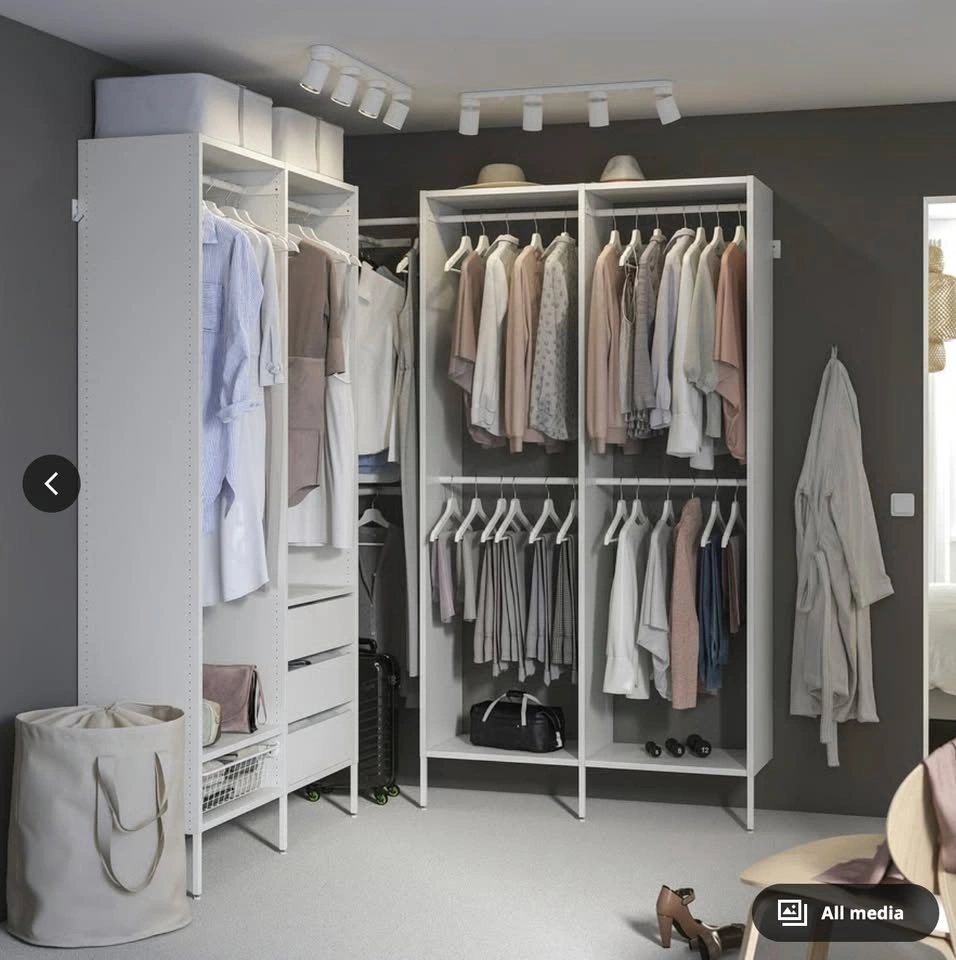 IKEA AURDAL Wardrobe Combination - White - Excellent Condition - photo 2