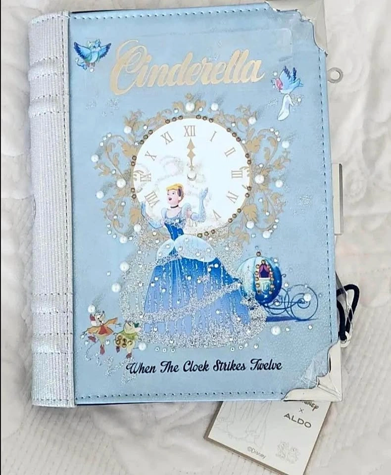 Disney x ALDO Cinderella Book Clutch Bag