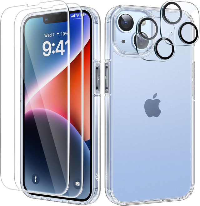 iPhone 14 Plus Case with Screen & Lens Protectors