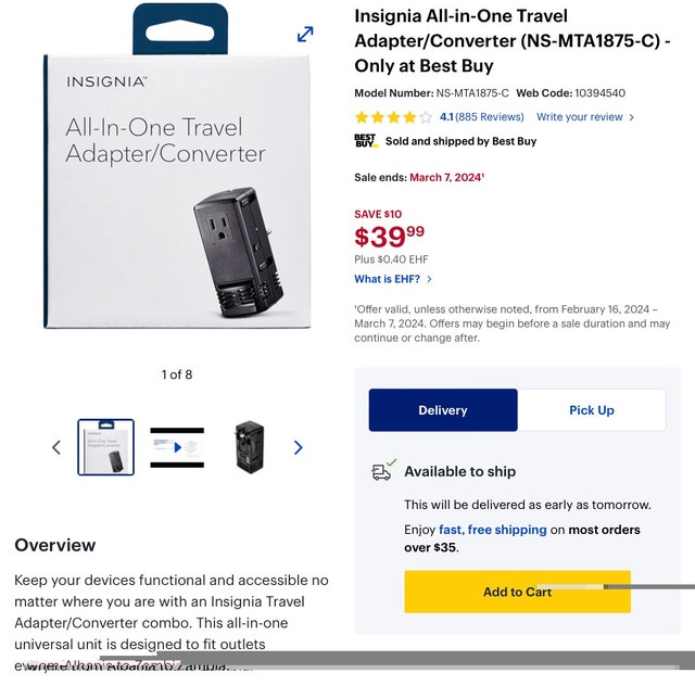 (All in One) Travel Adapter / Converter - photo 3