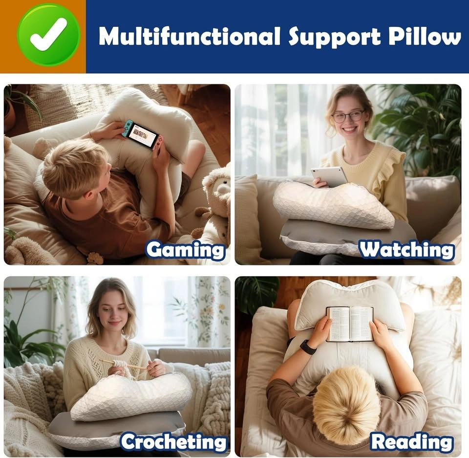 Gaming Pillow Arm Support Pillow for Bed & Sofa - photo 5