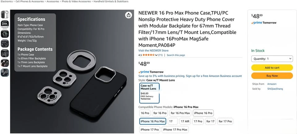 MagSafe Case with Multifunctional Backplates (iPhone 16 Pro Max) - photo 2