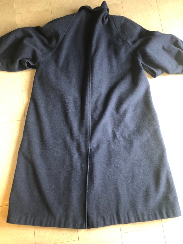 Men's Long Navy Blue Coat Jacket - XL - photo 5