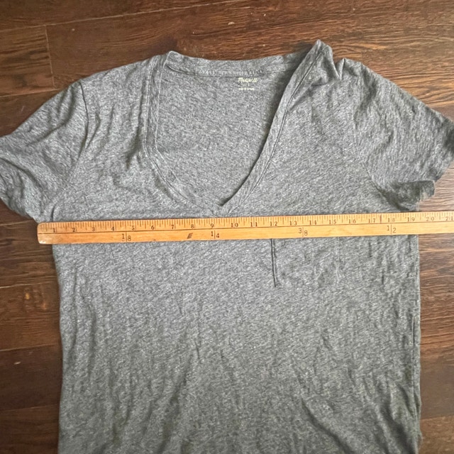 Classic Gray Madewell Soft Cotton Tshirt - Large - photo 4