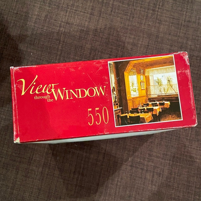 NEW 550 piece puzzle - View Through the Window by André Renoux - photo 2