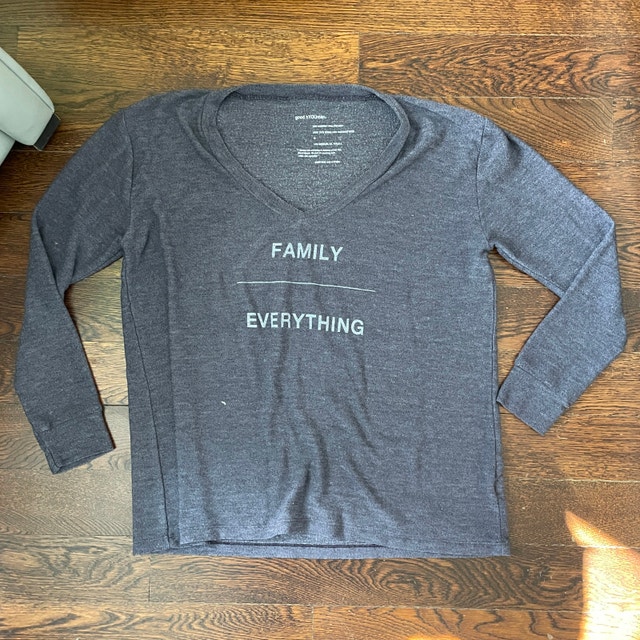 Good hYOUman Purple Family Over Everything Sweatshirt - Medium - photo 2