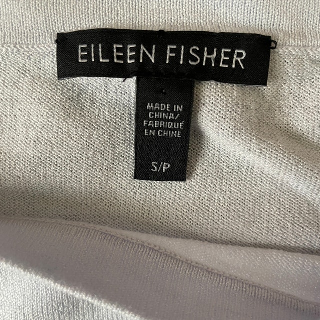Eileen Fisher Light Blue Knit Tunic Top - Small - photo 4