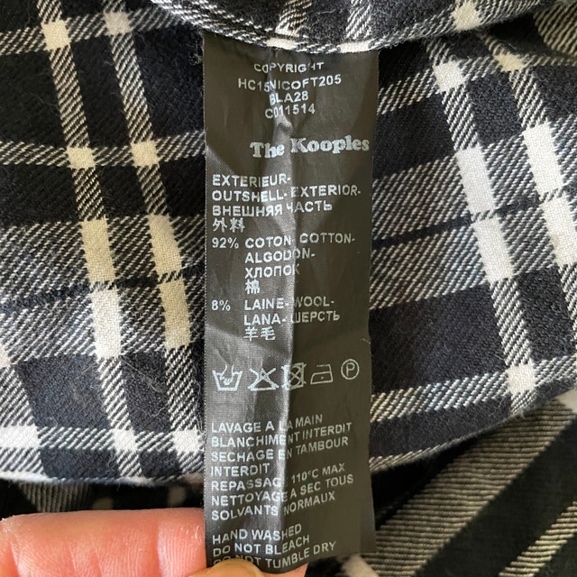 The Kooples Men's Plaid Flannel Snap Button Shirt - S - photo 4