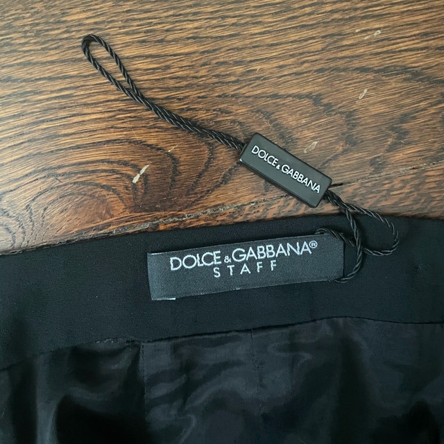 NWT Dolce & Gabbana Staff Black Pencil Skirt - Size 38 (US 2) - photo 2