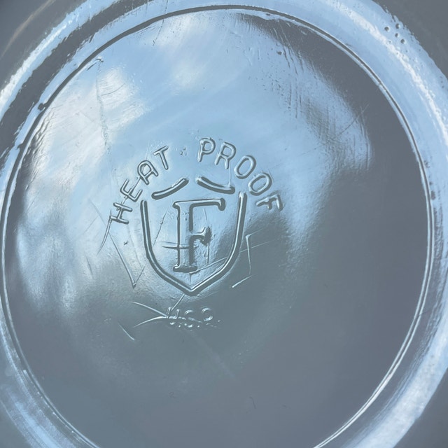 3 Vintage Federal Glass Moonglow Serving Bowls - photo 5