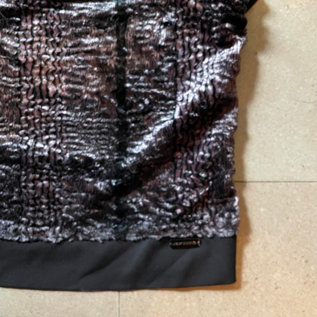 Pink Tartan Short Sleeve Velvet Top - Small - photo 5