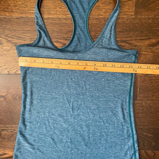 Lululemon Cool Racerback Tank Top Heathered Blue - Women's Size - photo 2
