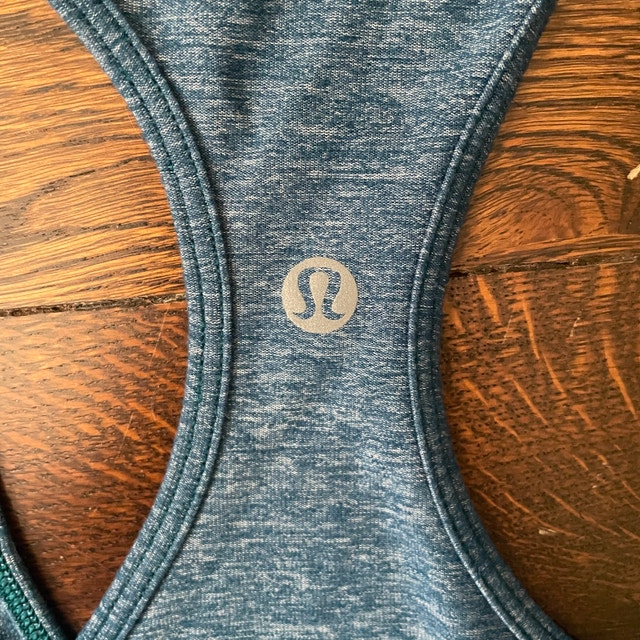 Lululemon Cool Racerback Tank Top Heathered Blue - Women's Size - photo 4