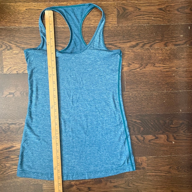 Lululemon Cool Racerback Tank Top Heathered Blue - Women's Size - photo 5