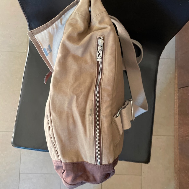 TOMS Trekker Waxed Canvas Tan Laptop Backpack - photo 5