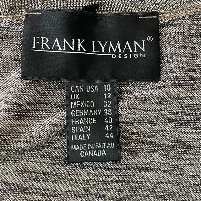 NEW Frank Lyman Taupe Shimmery Gold Cardigan Sweater - Size 10 - photo 4