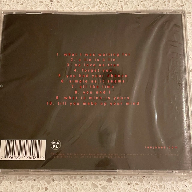 Ian Janes - As It Seems CD-NEW - photo 2