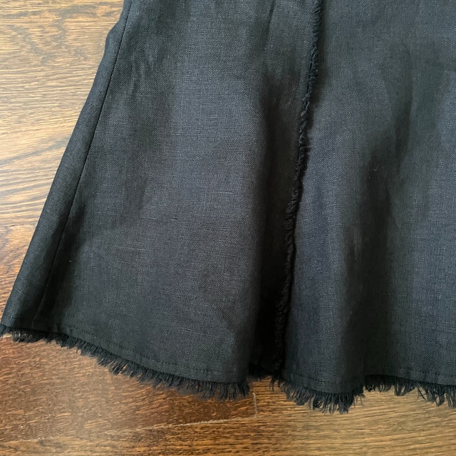 Ross Mayer Black 100% Linen Skirt - Size 4 - photo 4